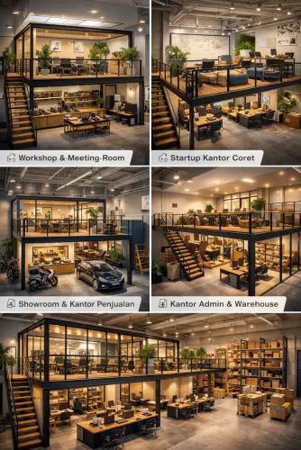 Mezzanine Ruang Kantor di Kukusan