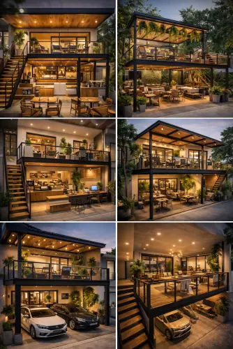 Mezannine Cafe Modern di Kukusan